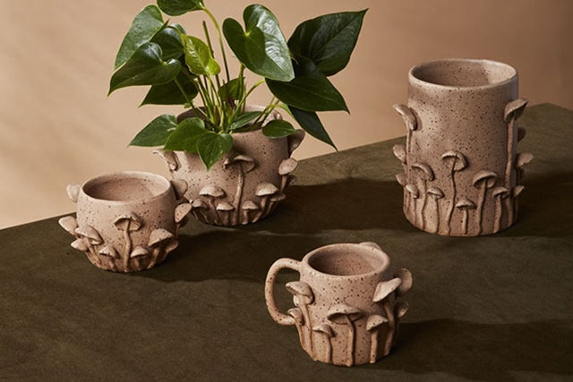 Mushroom Forest Pot - Multiple Sizes