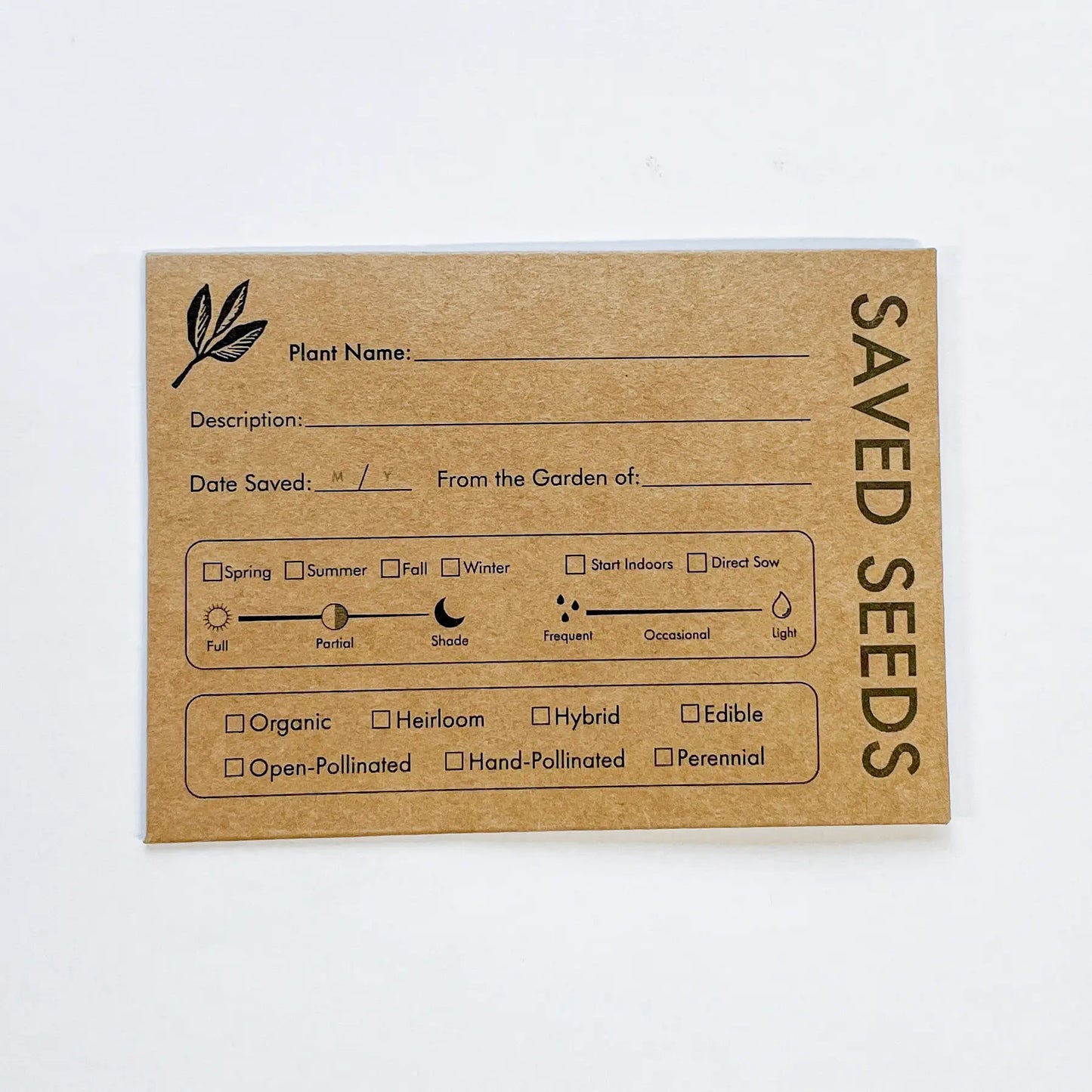 Seed Saving Envelopes (6 pack)