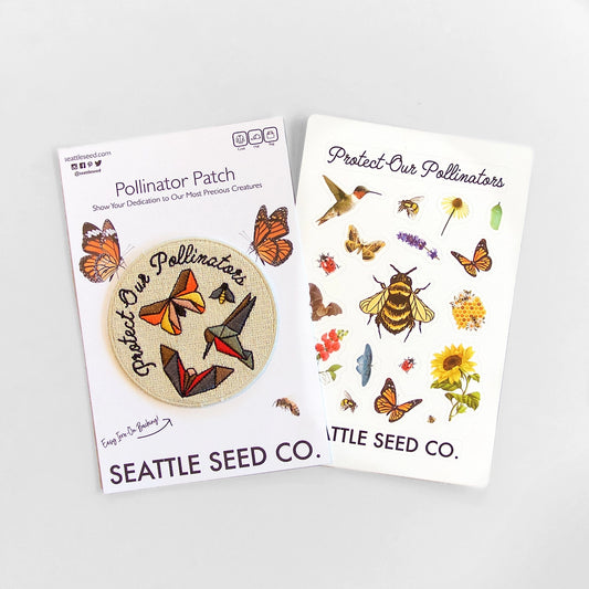 Pollinator Pride Patch & Sticker Kit
